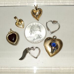 Lot of 6 vintage pendants